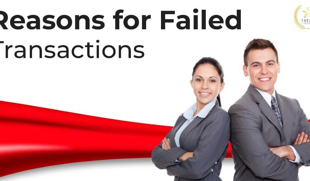 Reasons for Failed Transactions